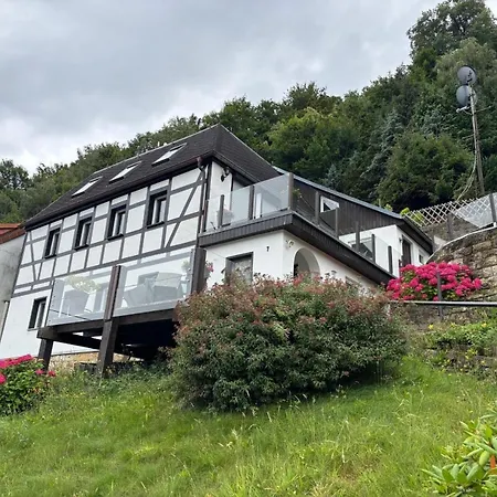 Elbblick Kleine Prázdninový dům Königstein an der Elbe